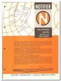 Notifier Corp 1966 vintage electrical catalog fire protection alarm