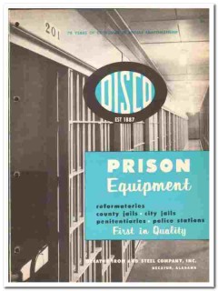 Decatur Iron Steel Company 1966 vintage jail catalog prison equipment