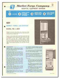 Market Forge Company 1966 vintage lab catalog hospital equipment