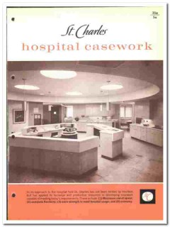 St Charles Mfg Company 1966 vintage lab catalog hospital casework St Charles Mfg Company 1966 vintage lab catalog hospital casework
