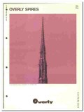 Overly Mfg Company 1966 vintage ecclesiastical catalog church spires