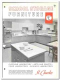 St Charles Mfg Company 1966 vintage classroom catalog school storage