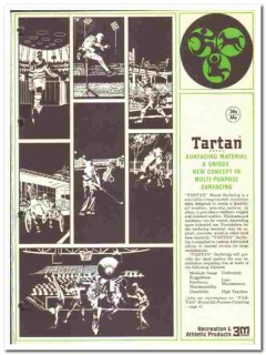 3M Company 1966 vintage recreation catalog Tartan carpeting surfacing