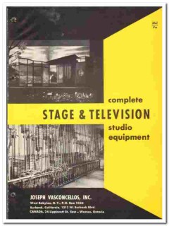 Joseph Vasconcellos Inc 1966 vintage catalog asbestos curtains